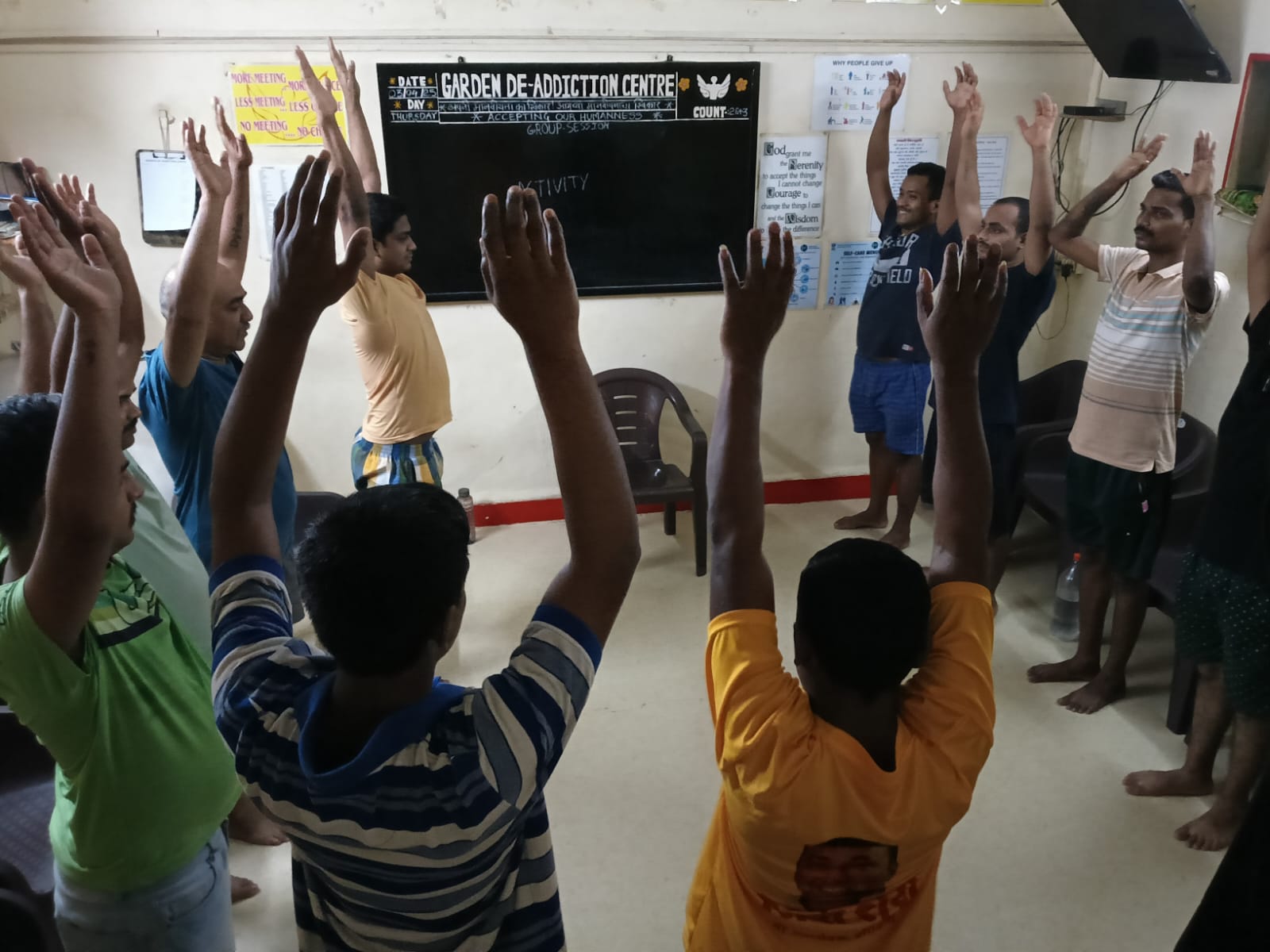 Exercise, Yoga, Meditation